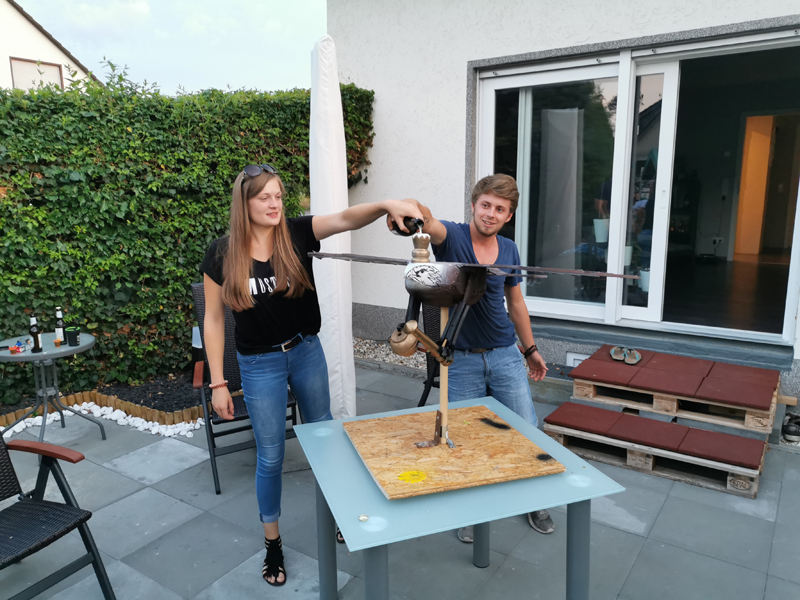 Jungschützenvogel auf den Namen