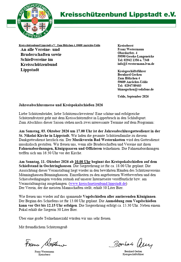 Gemeinsam zum Jahresabschlussgottesdienst