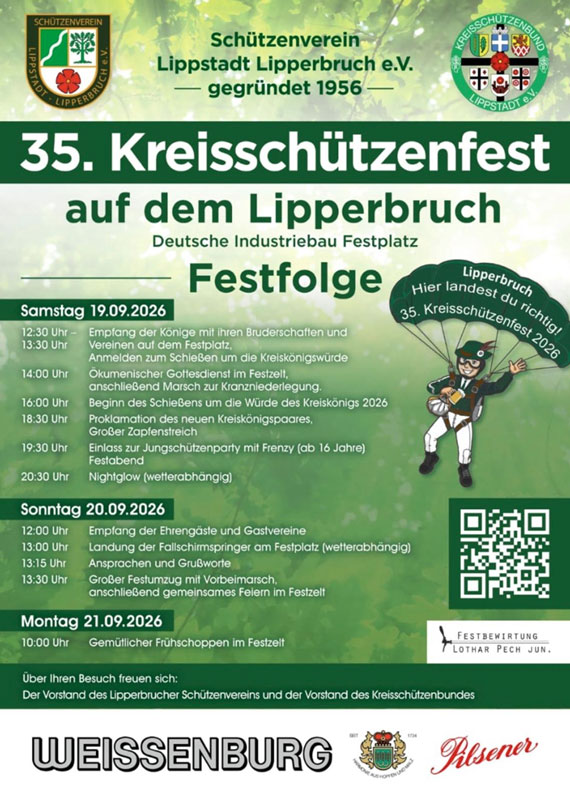 Kreisschützenfest in Lipperbruch – wir sind dabei!